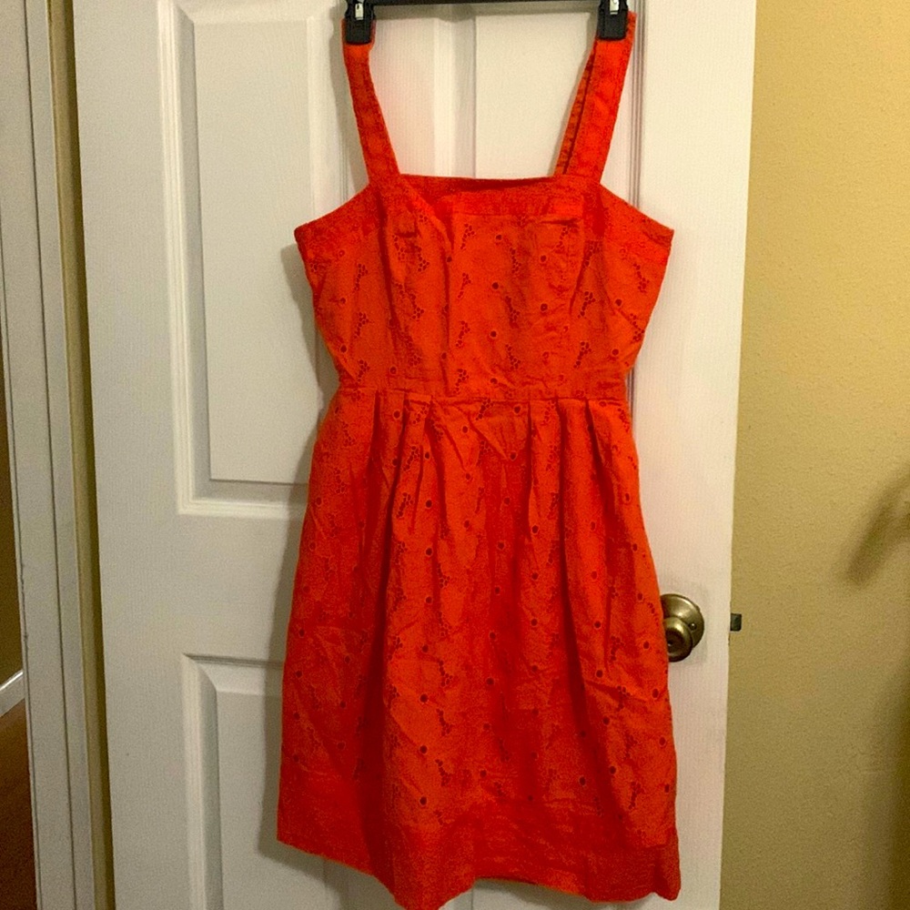 Pretty dress brand is Donna Morgan size 8.